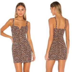 Revolve Likely Constance Leopard Print Mini Dress